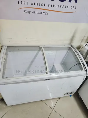 White Clear Display Freezer
