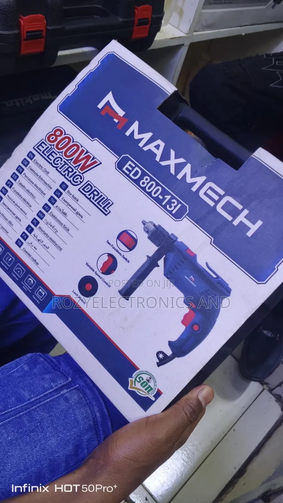 Maxmech Electric Drill 800 Watts