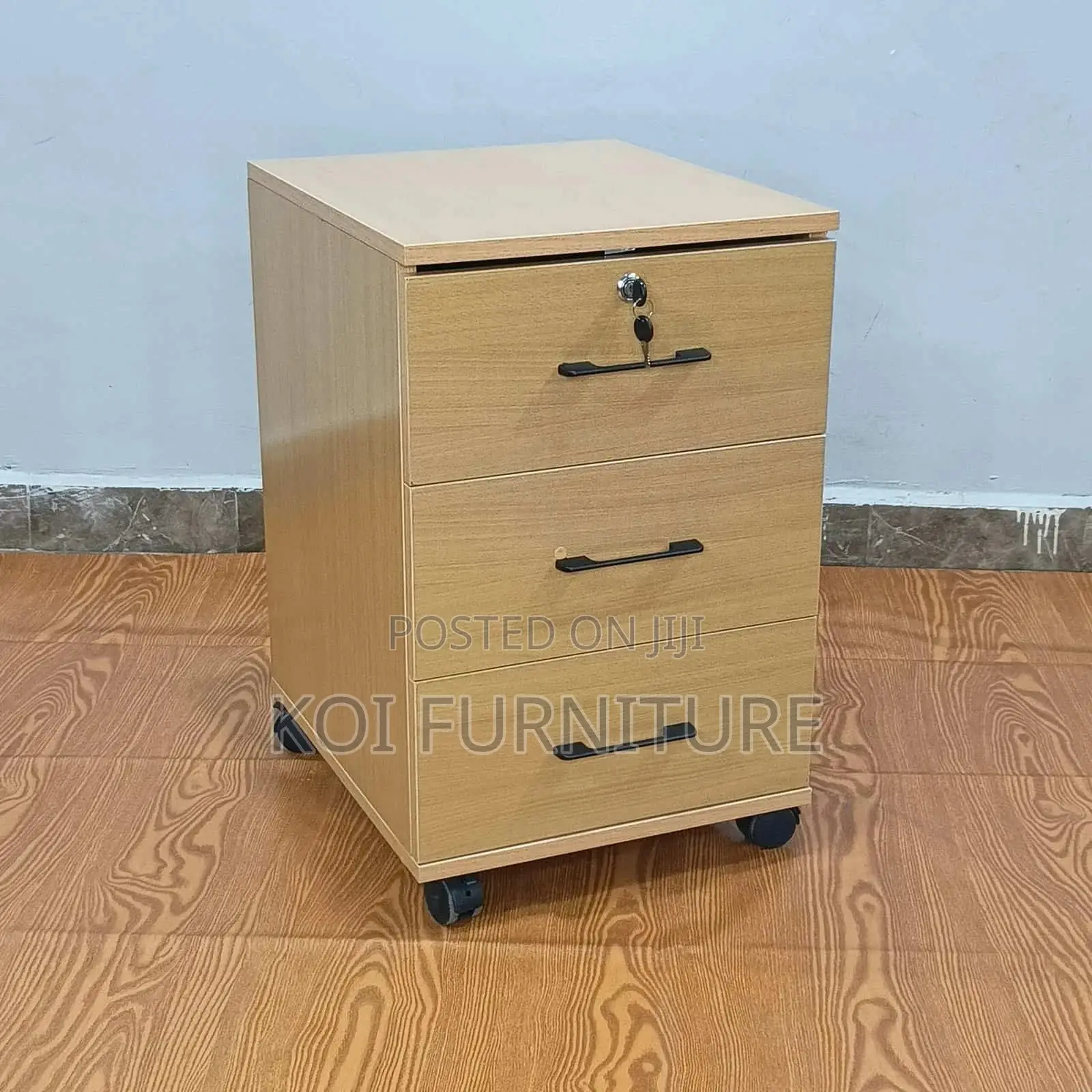 Office Cabinet; Three Locks Wooden Cabinet