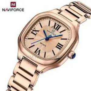 Naviforce Nf5042 Square Steel Watch for Women