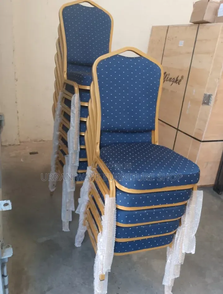 Blue Heavy Duty Church Chair