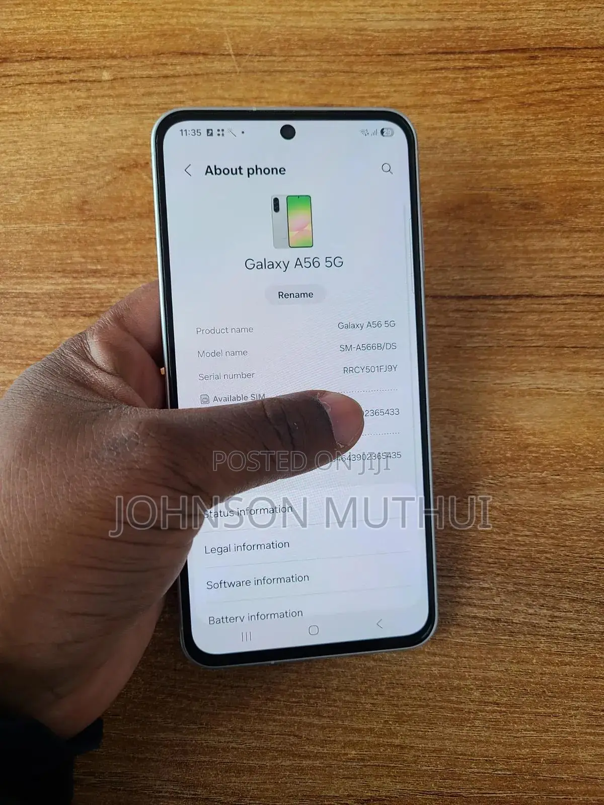 Samsung Galaxy A56 256 GB White