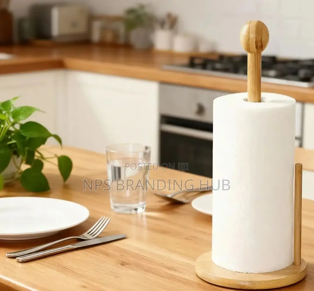 Bamboo Paper Towel Holder (Gra.T