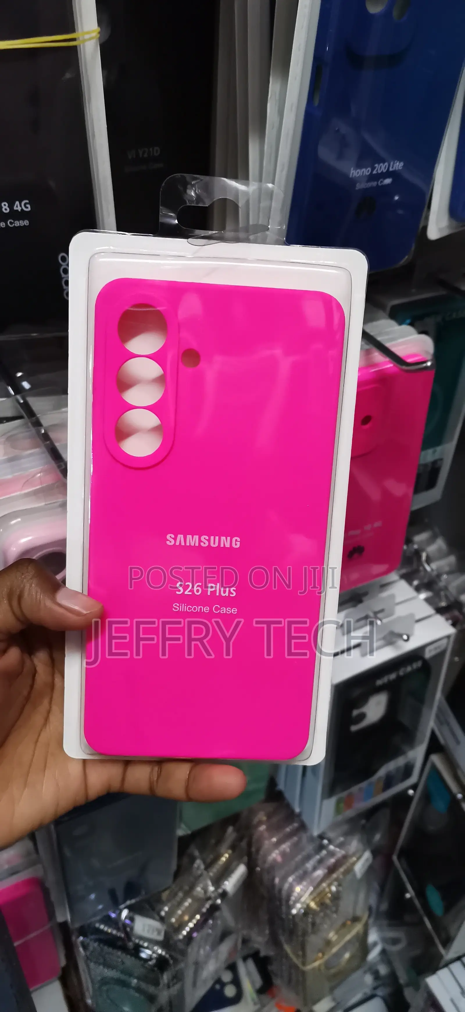 Samsung Galaxy S26 Plus Vibrant Pink Silicone Case
