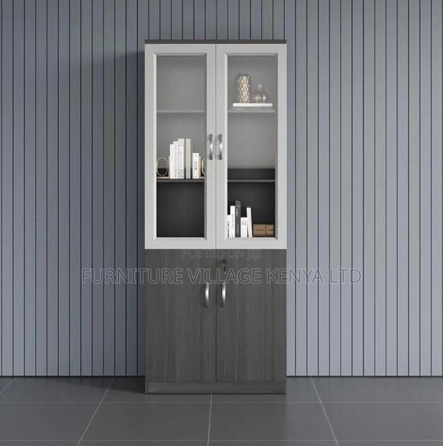 Solid Wood 2-Door Filing Cabinet - thumbnail 5