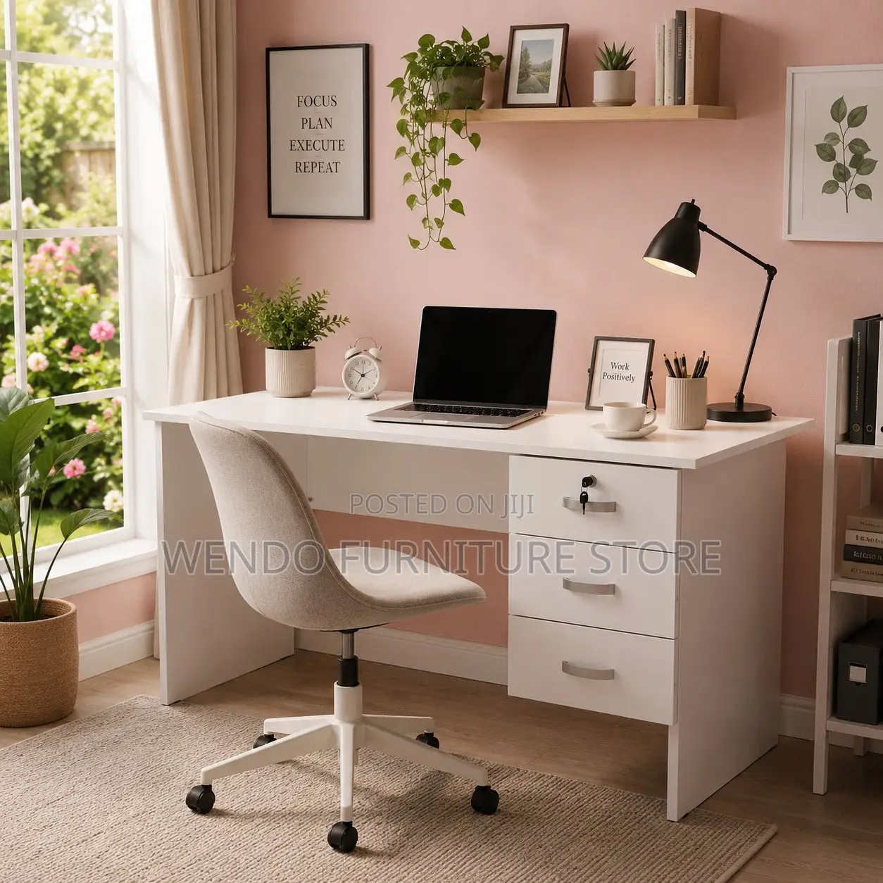 Office Desk; 1 Meter Clerical Wooden Office Desks