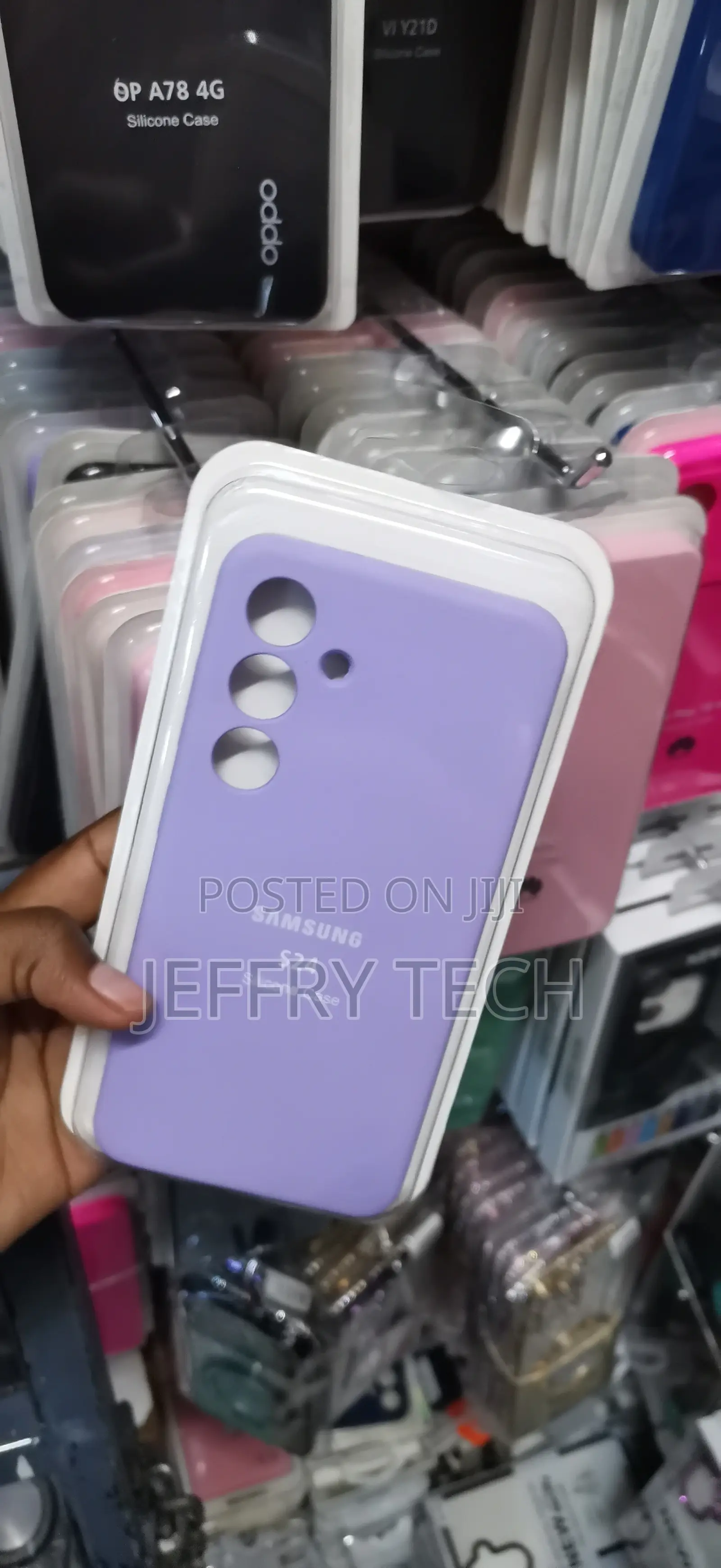 Samsung Galaxy S24+ Back Case-Purple