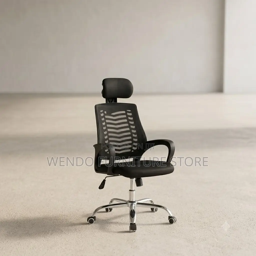 Office Chairs; Adjustable Ergonomic Mesh Headrest Chairs