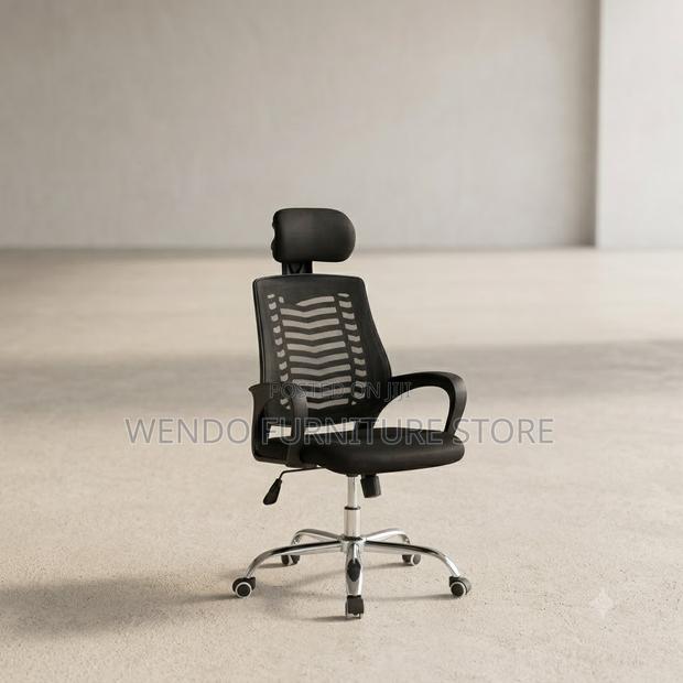 Office Chairs; Adjustable Ergonomic Mesh Headrest Chairs