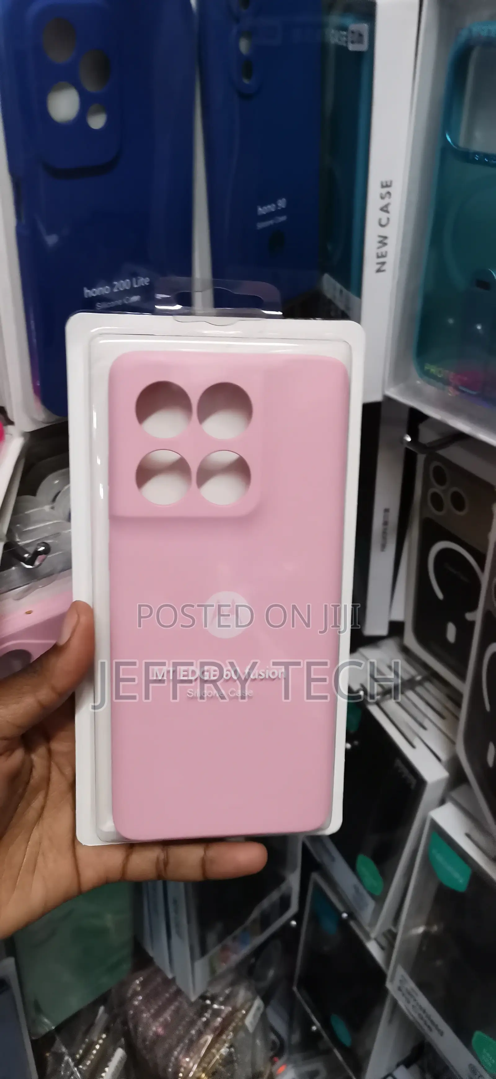 Motorola Edge 60 Premium, Pastel Pink Case-Silicone