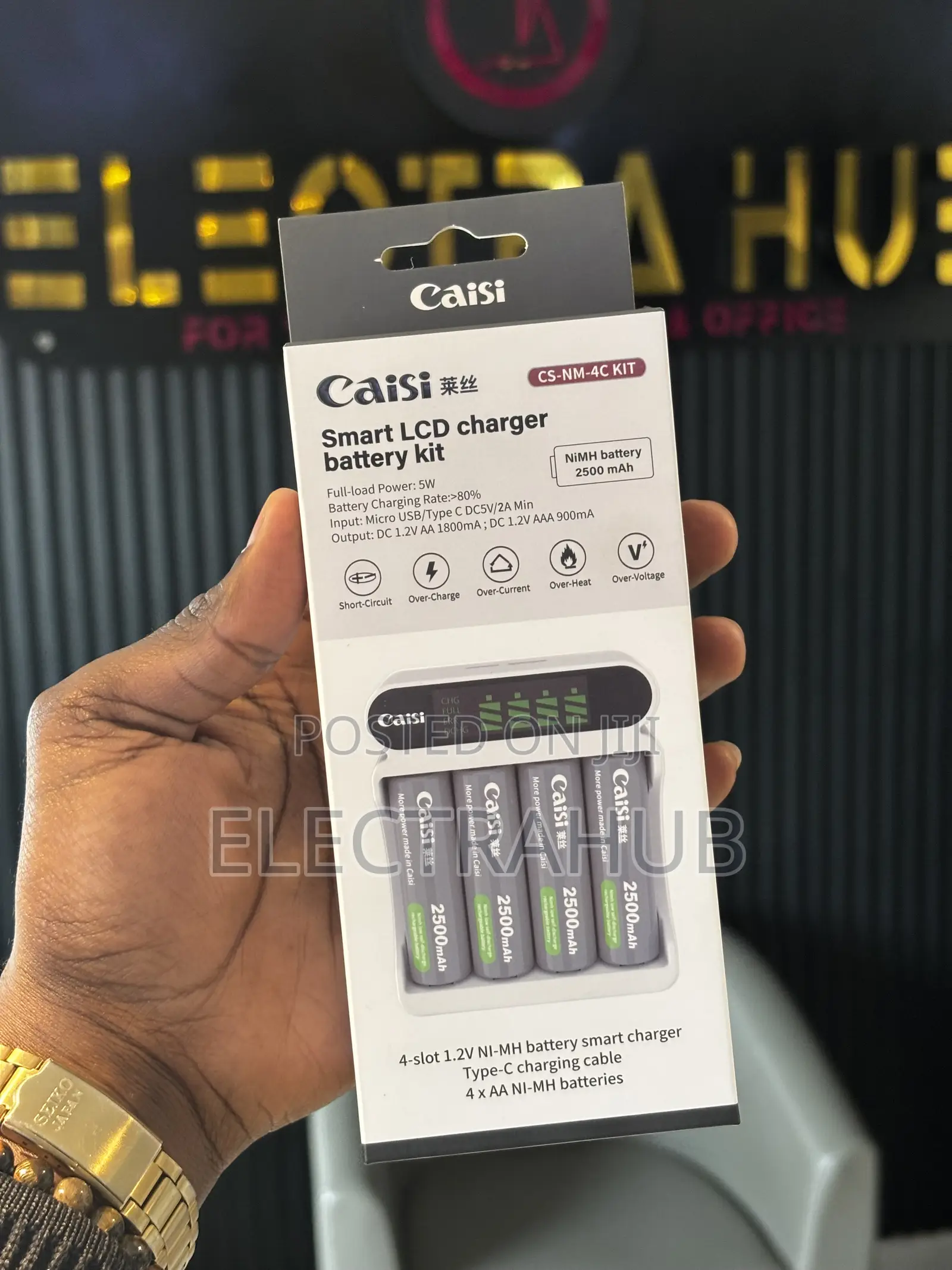 Caisi Smart LCD Battery+ Charger Kit Brand New Sealed