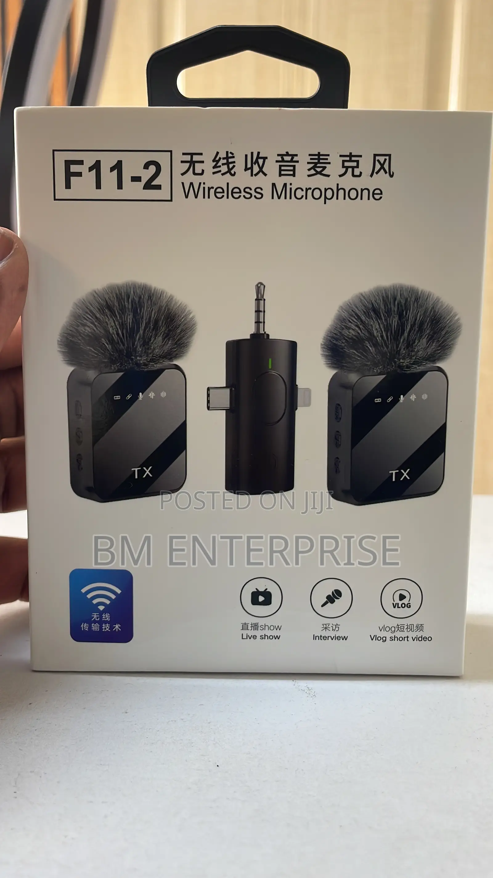 High Quality Wireless Microphone With Active Noise Reduction