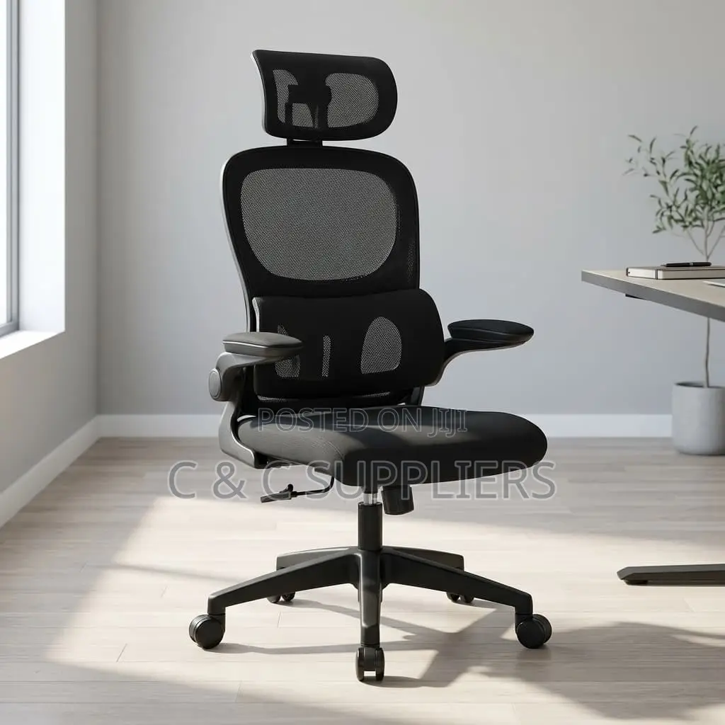 Office Ergonomic Chair With Flipping Arms