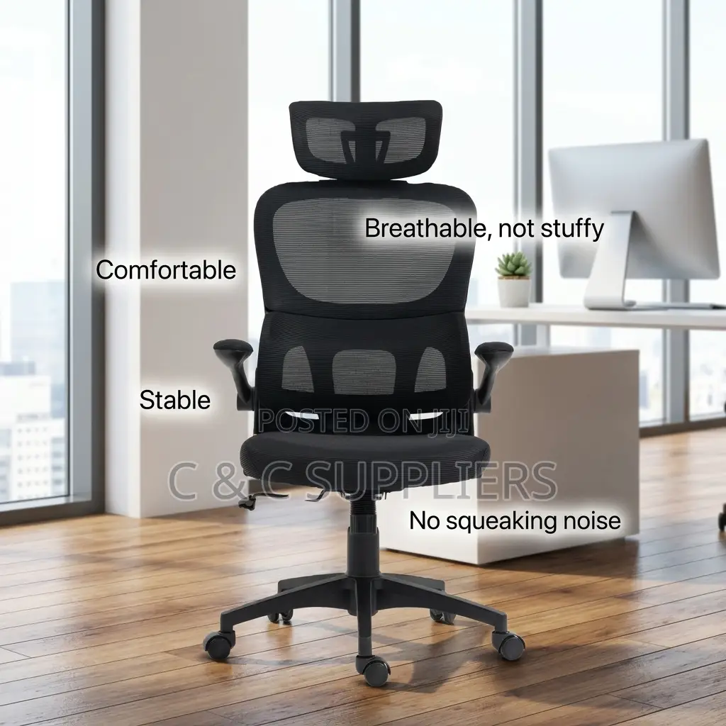 Office Ergonomic Chair With Flipping Arms