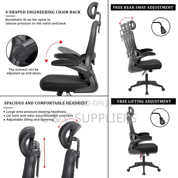 Office Ergonomic Chair With Flipping Arms - thumbnail 11