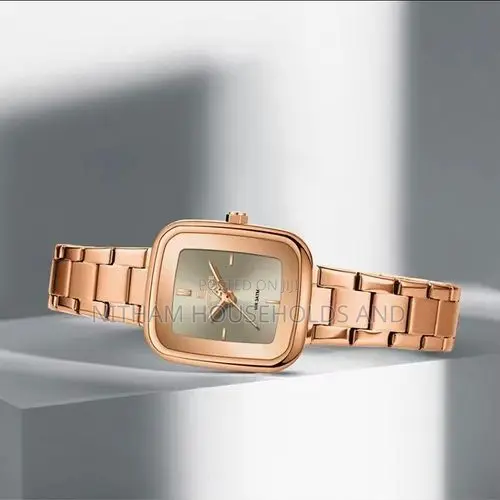 Naviforce Nf5075 Watch Women Rose Gold Silver