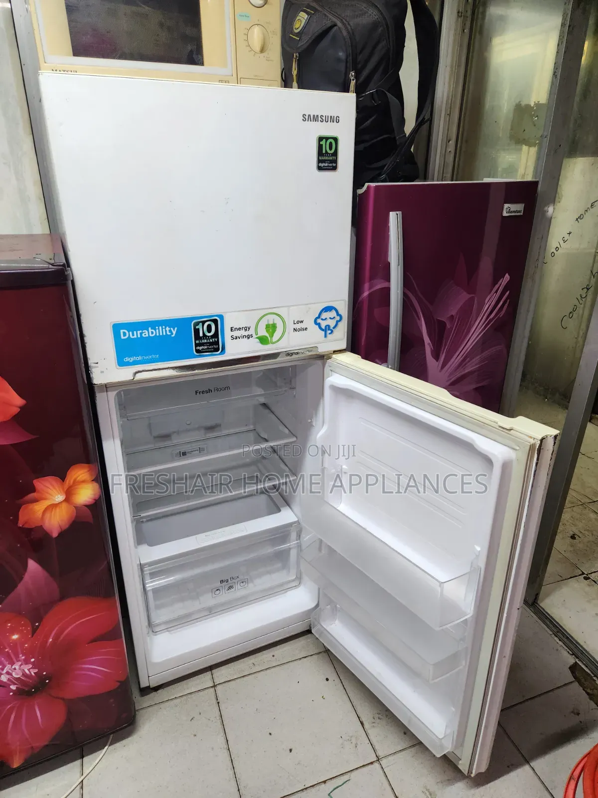 White Fridge 300litres Samsung