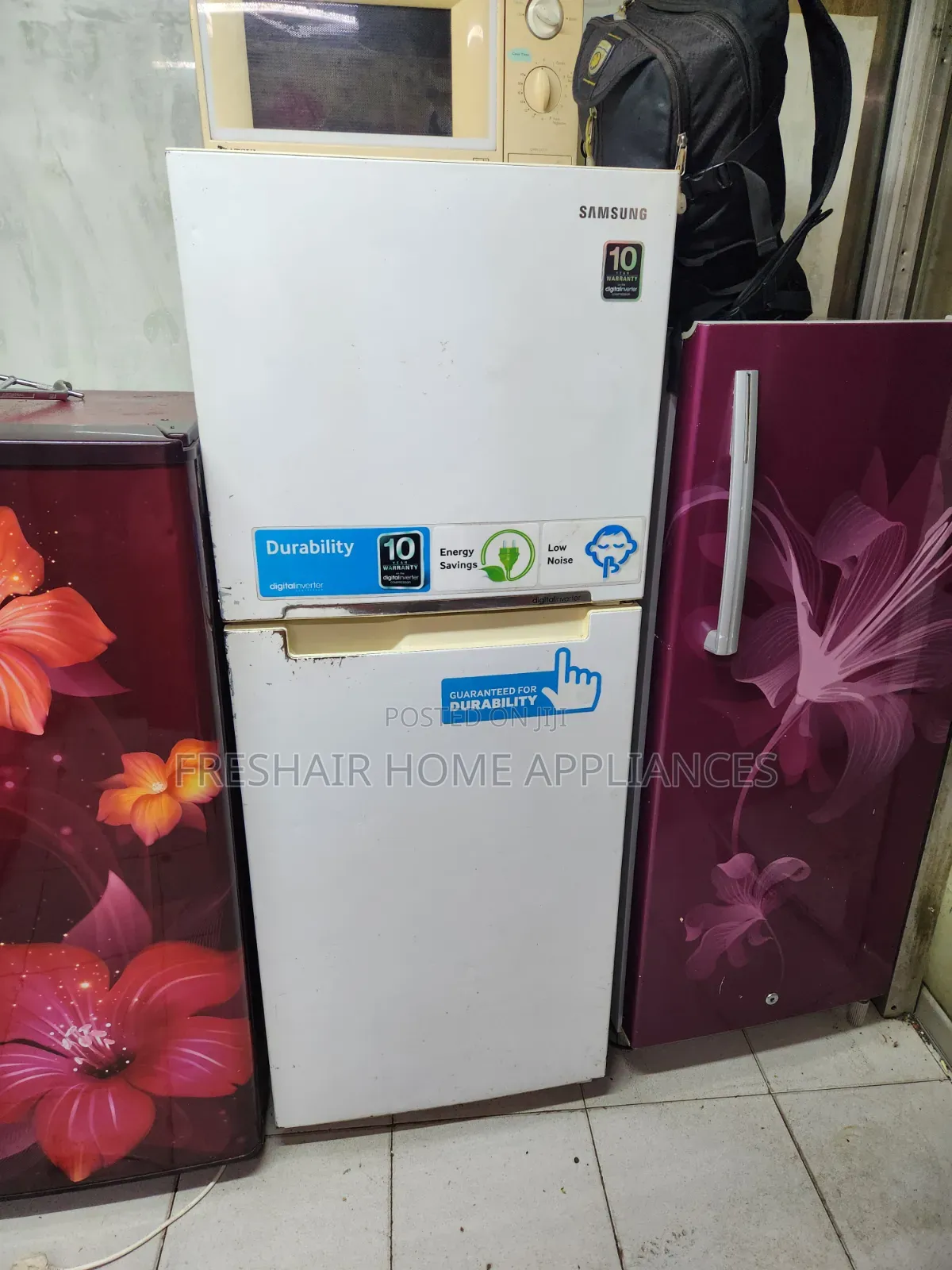 White Fridge 300litres Samsung