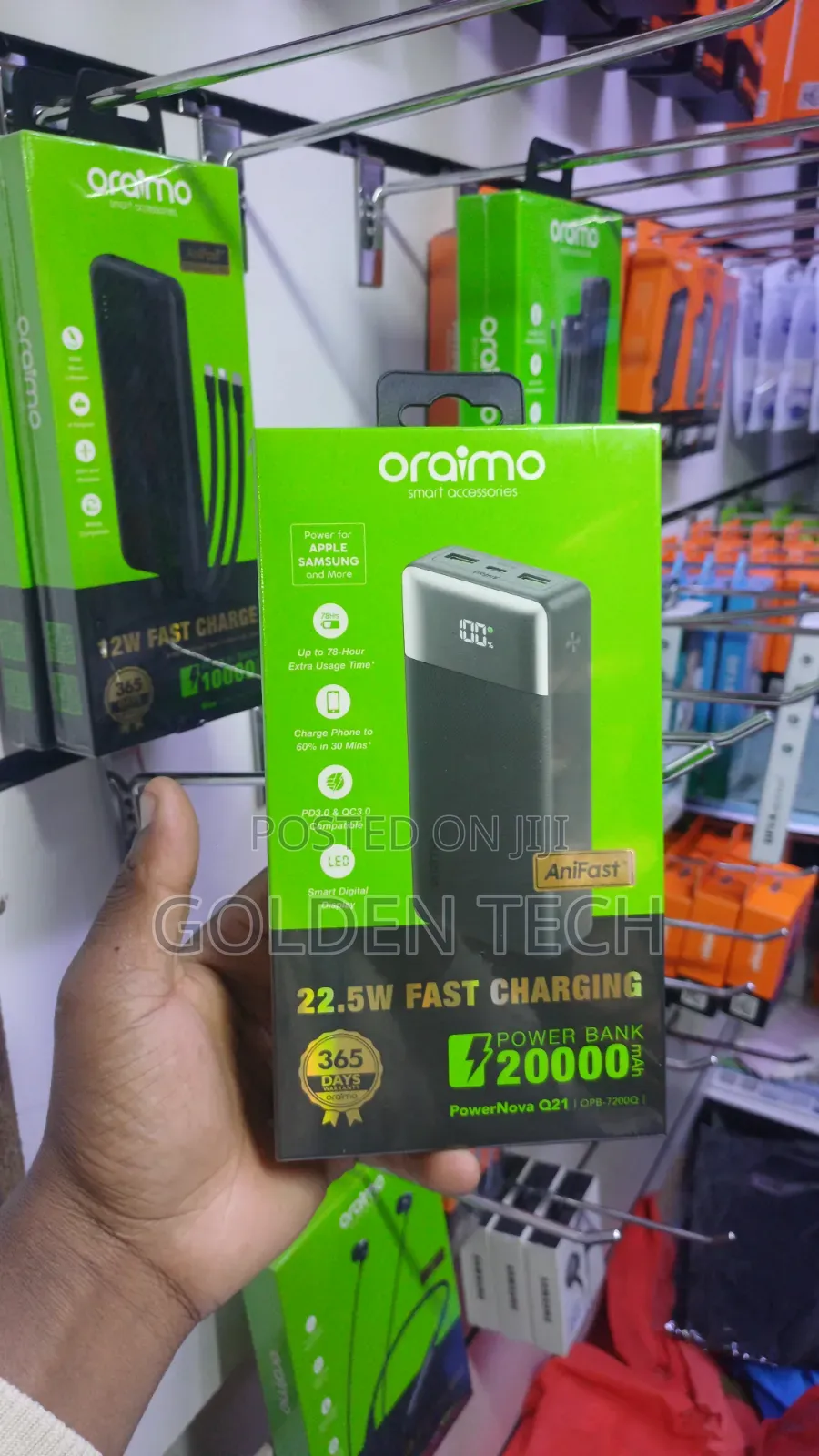 Oraimo Powernova Q21 20000mah 22.5w Power Bank
