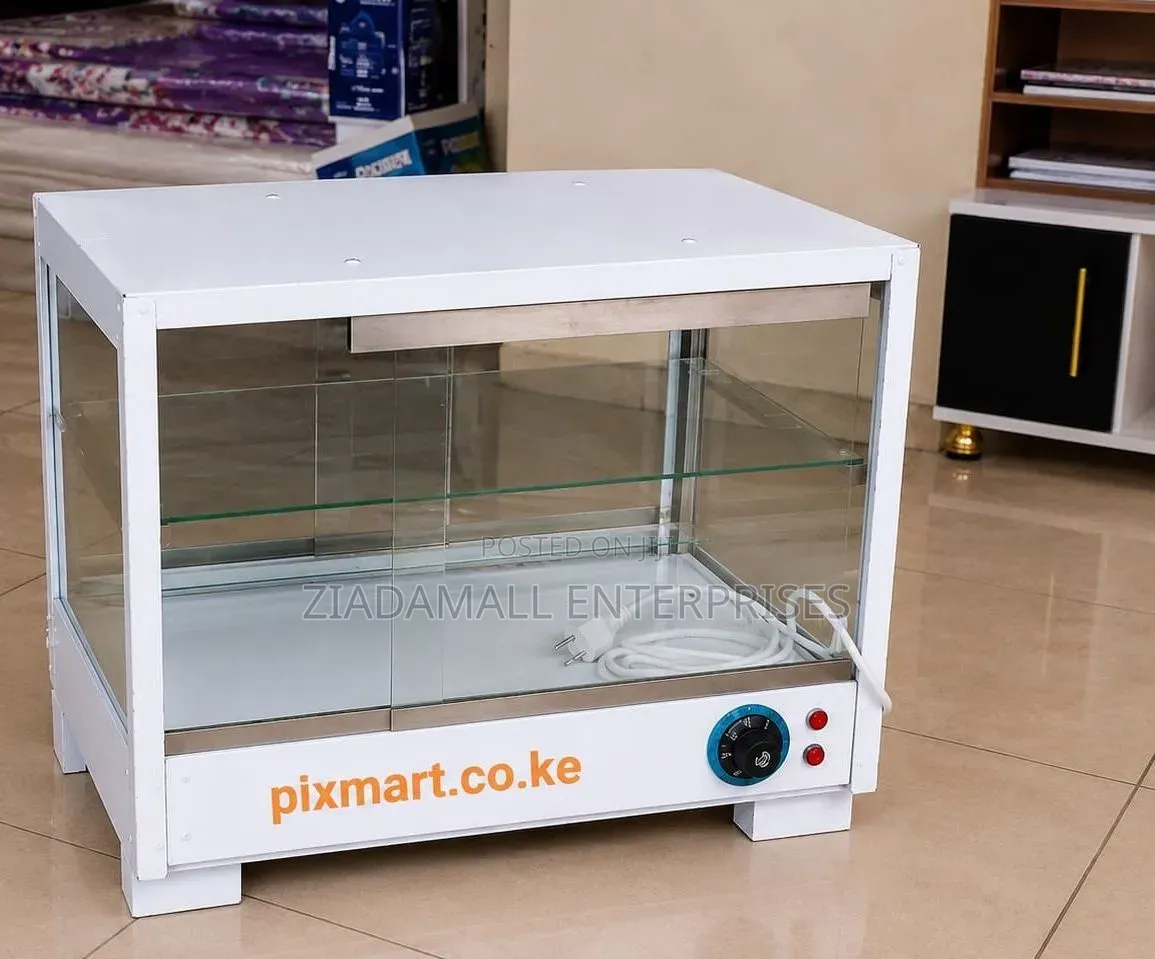 Chips Warmer,Electric Food Display Warmer Glass Showcase Cabine