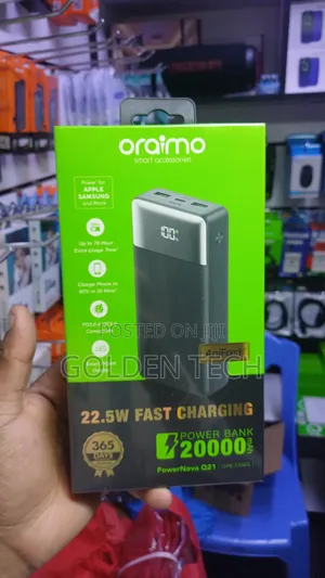 Oraimo 22.5w Powernova Q21 Portable Power Bank 20000mah
