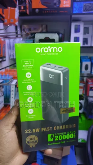 Oraimo Powernova Q21 22.5w Super Fast Charge 20000mah Power Bank