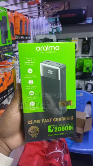 Oraimo Powernova Q21 22.5w Pd Fast Charge Power Bank 20000mah