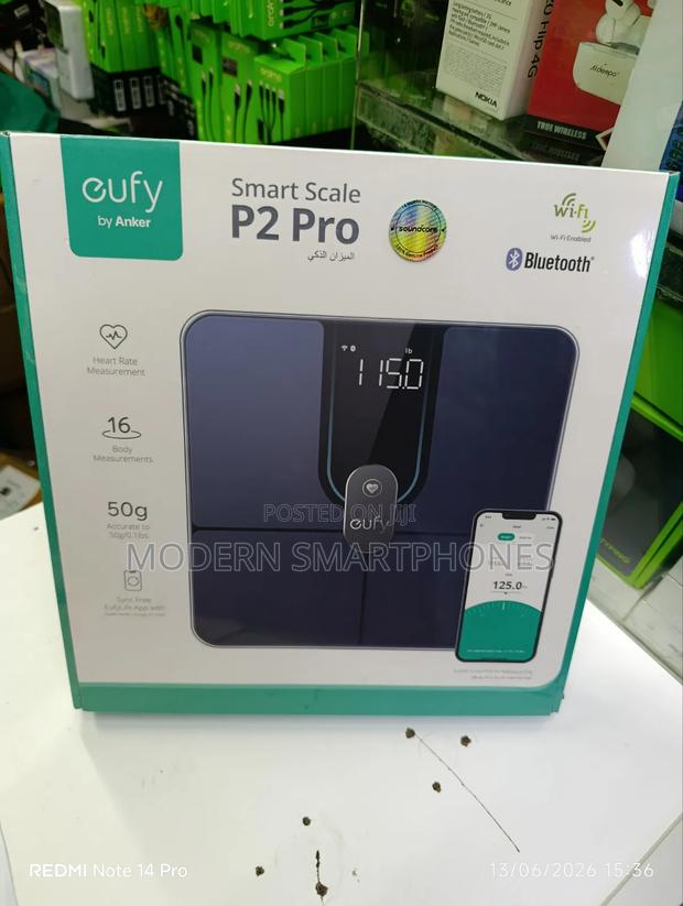 Eufy Smart Scale P2 Pro Digital Bathroom Scale With Wi-Fi Bluetooth