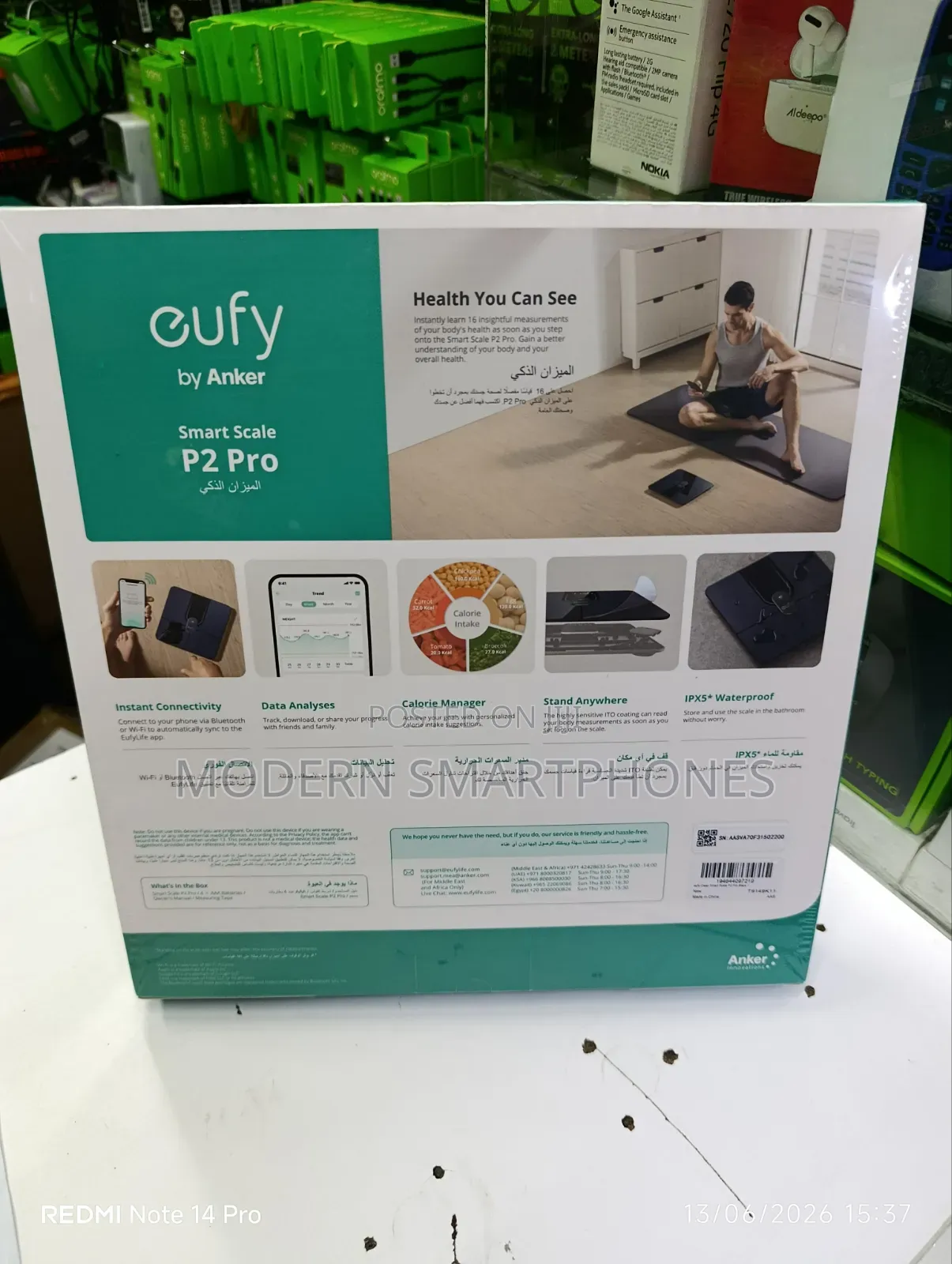 Eufy Smart Scale P2 Pro Digital Bathroom Scale With Wi-Fi Bluetooth