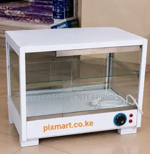 Chips Warmer,Professional Heated Glass Showcase Cabinet Brand New