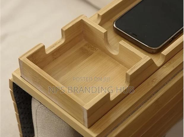 Bamboo Sofa Arm Rest Organizer (Gra.T - thumbnail 6