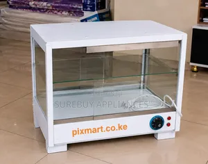 Commercial Electric Food Display Warmer Glass Showcase Cabinet