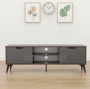 Wooden Spacious Living Room Tv Stands