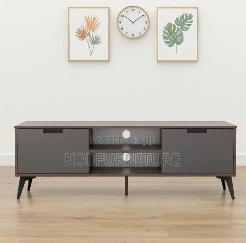 Wooden Spacious Living Room Tv Stands