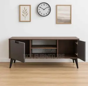 Wooden Spacious Living Room Tv Stands