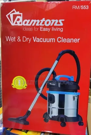 *Ramtons 21litres Wet and Dry Vacuum Cleaner at 10000