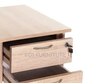 Office Desk; 1.2 Meters Curved Office Desk With Drawers