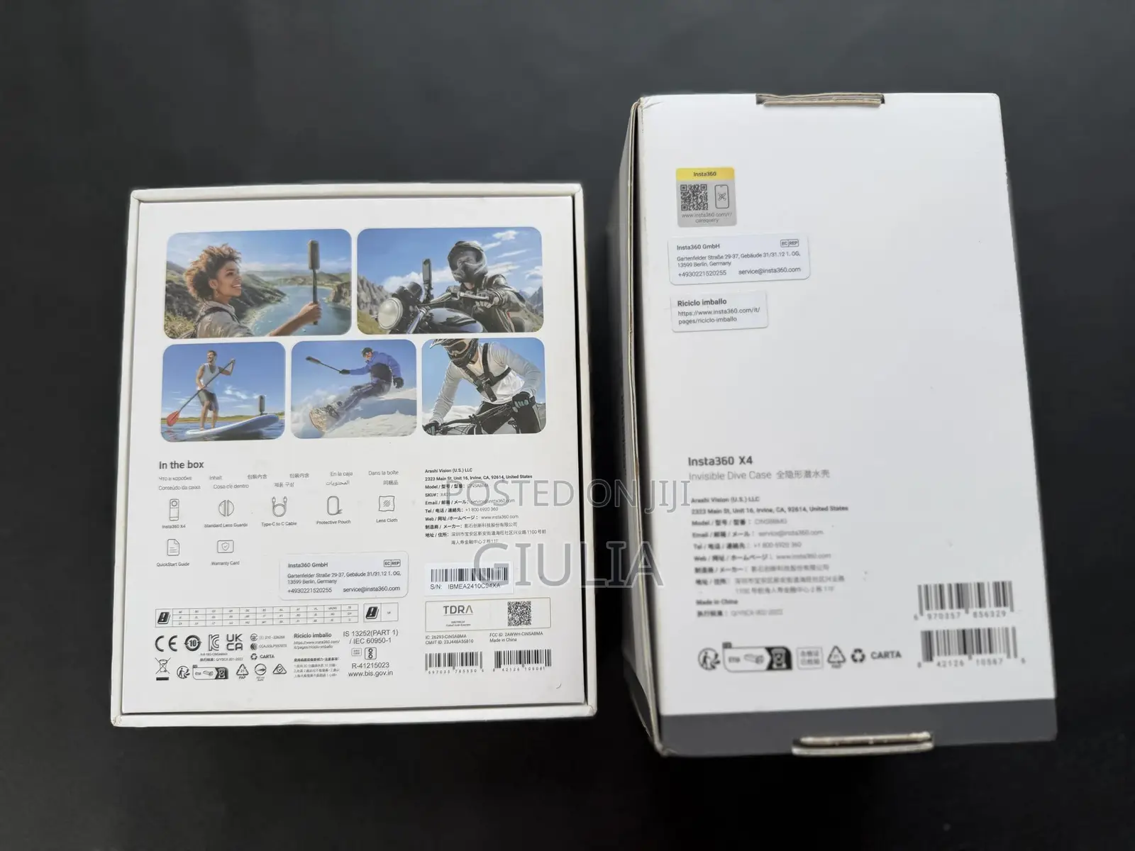 Insta 360 X 4 Full Kit - Send a Message