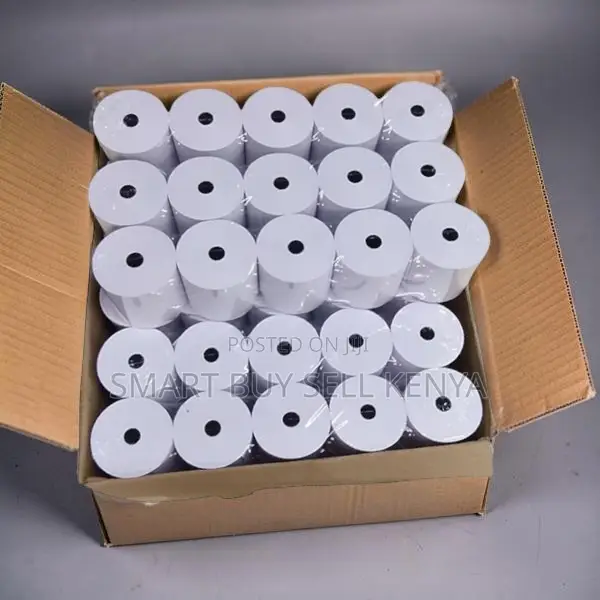 Fast Printing Support 50pcs 80mm by 80mm by 13mm Thermal Paper Rolls