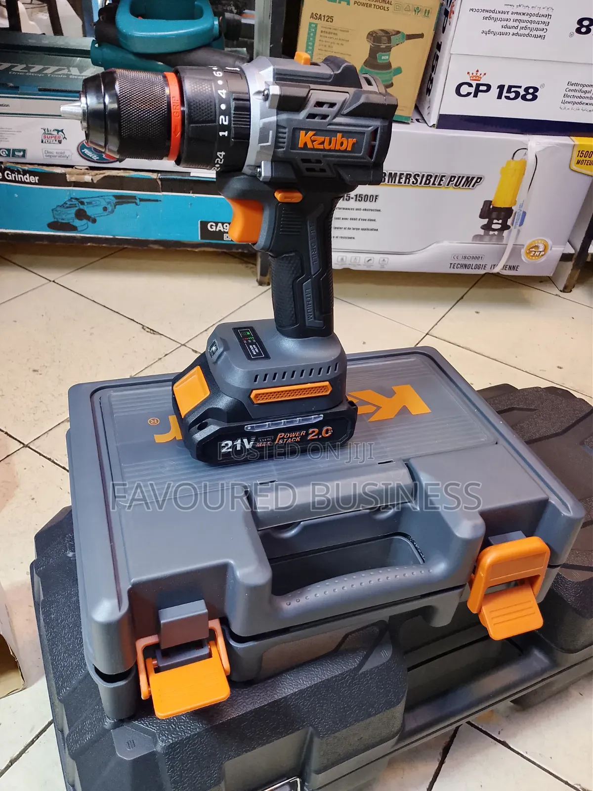 High Standard 21v Kzubr Cordless Impact Wrench Drill Set