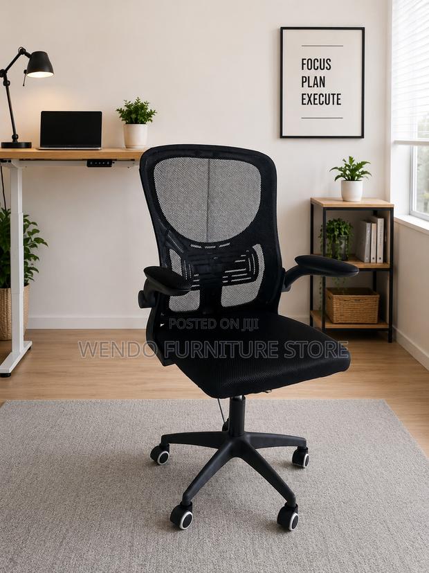 Office Chairs; Home Office Fabric Swivel Chair With Mid Backrest
