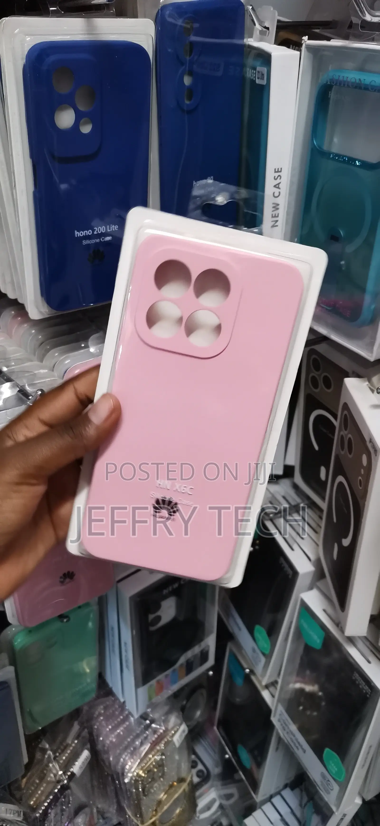 Huawei/Honor X6c Bright Pink, Liquid Silicone Phone Case