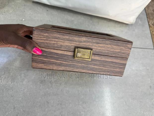 *3 Slots Wooden Quality Watch Organizer/ Storage Box* - thumbnail 5