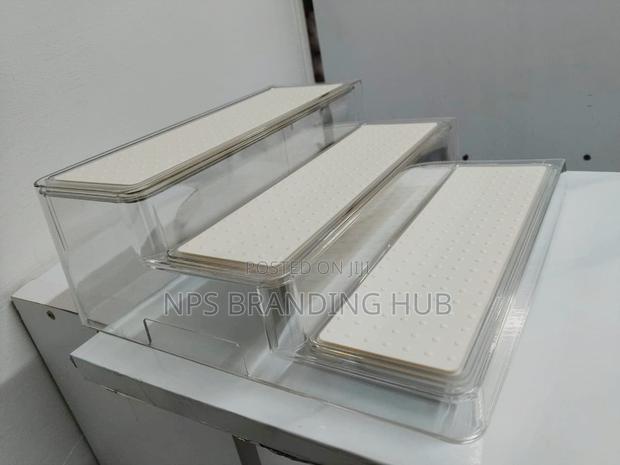 3 Tier Acrylic Expandable Perfume/Cosmetic /Multipurpose Rack (Gra.T - thumbnail 4