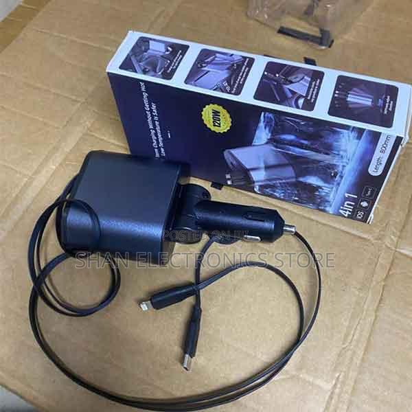 4in1 Fast Charging Charger Retractable 120w Super Charge, Usb C