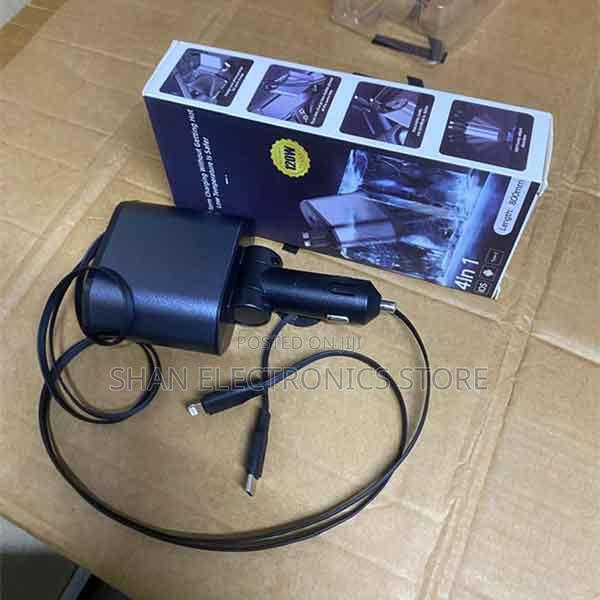 4 In1 Fast Charging Car Phone Charger120w Super Charge Usb C Car Truck