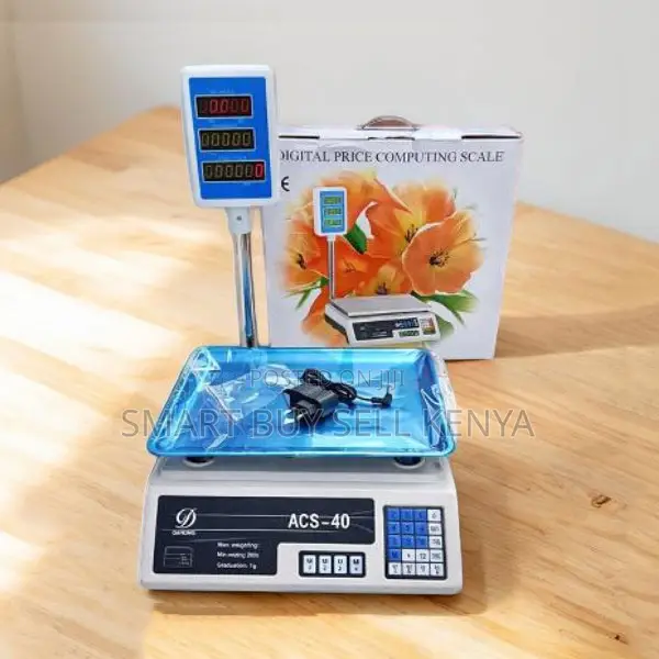 Portable Design Acs 40 Upto 40kgs Weight Price Digital Weighing Scale