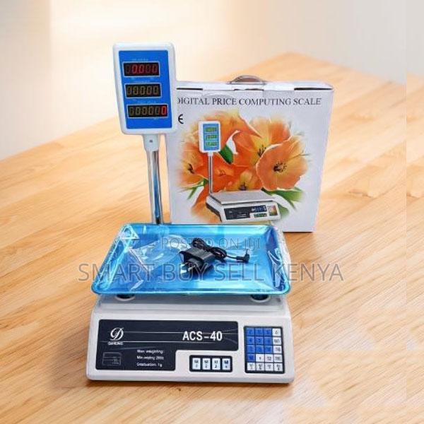 Scratch Resistant Acs40 Upto 40kgs Weight Price Digital Weighing Scale