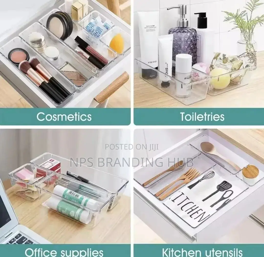 25 PCS Set Drawer Organizersstackable Design (Gra.T