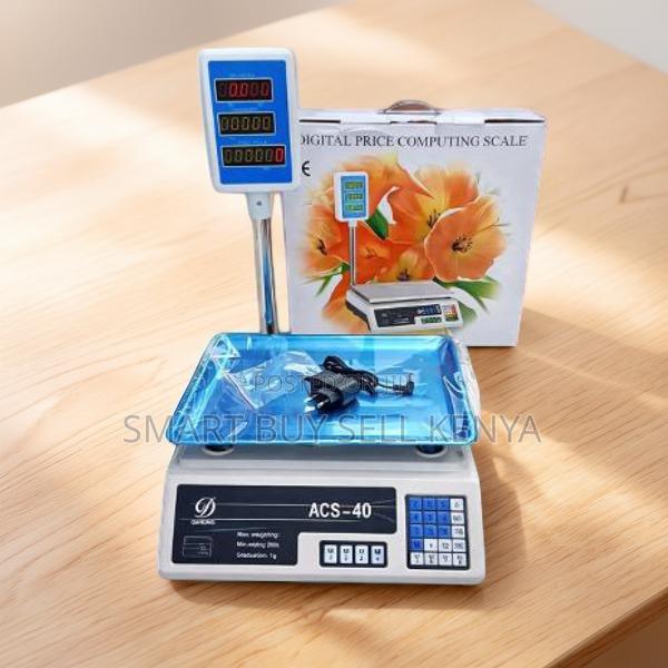 Reliable Accuracy Acs40 Upto 40kgs Weight Price Digital Weighing Scale